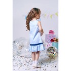Платье нарядное для девочки FLOBABY, рост 110 см, цвет голубой - Фото 5