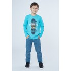 Джемпер для мальчика, рост 158 см, цвет бирюзовый - Фото 1