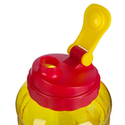 Бутылка IRONTRUE в форме «канистра» (Красный-Желтый) 2200мл. - Фото 2