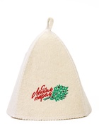 Шапка для бани и сауны, с вышивкой «С лёгким паром», полиэфир 70%, шерсть 30%, «Добропаровъ»  (артикул 2822354)  большой выбор товаров оптом и в розницу по низким ценам с доставкой