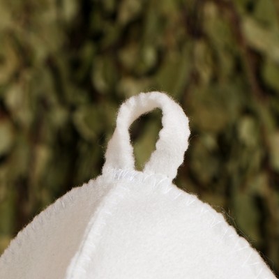 Шапка для бани и сауны, с вышивкой «Ушёл в баню», полиэфир 70%, шерсть 30%, первый сорт, «Добропаровъ»