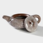 Набор для чайной церемонии «Лунный камень», 7 предметов: 6 пиал 50 мл, чайник 150 мл, керамика, серый - Фото 6