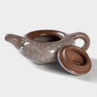 Набор для чайной церемонии «Лунный камень», 7 предметов: 6 пиал 50 мл, чайник 150 мл, керамика, серый - Фото 7