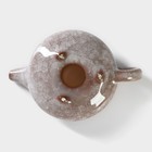 Набор для чайной церемонии «Лунный камень», 7 предметов: 6 пиал 50 мл, чайник 150 мл, керамика, серый - Фото 9