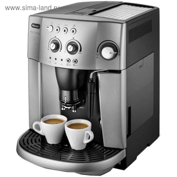 Кофемашина DeLonghi ESAM 4200.S, автоматическая, 1350 Вт, 1.8 л, серебристо-чёрная - Фото 1