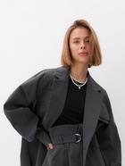 Бусы 3 яруса «Рошель» капля, шар №12, белые в серебре, L=42 см - Фото 12