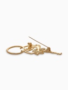 Брошь «Гимнастка» с хулахупом, фиолетовая в золоте - Фото 4