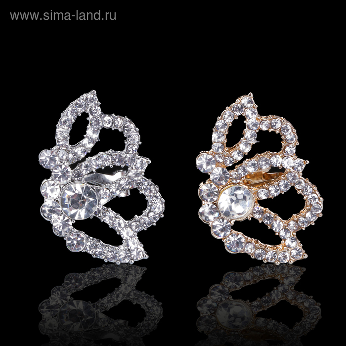 Серьга «Кафф» цветочек, цвет МИКС - Фото 1