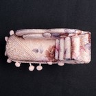 Шкатулка ткань для украшений "Софа с помпонами" 11х15х6,5 см - Фото 5