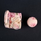 Шкатулка ткань для украшений "Дамский столик и табурет" 17,5х8х6,2 см - Фото 5