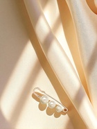 Булавка «Три жемчужины», 6 см, белая в золоте - Фото 6