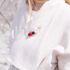 Булавка «Камни», 8 см, цветная в золоте - Фото 2