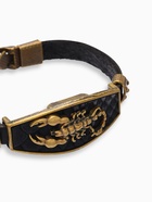 Браслет унисекс «Атлант» скорпион, цвет чёрный с чернёным золотом, 22 см - Фото 5