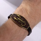 Браслет унисекс «Атлант» скорпион, цвет коричневый с чернёным золотом, 22 см - Фото 6