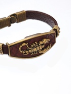 Браслет унисекс «Атлант» скорпион, цвет коричневый с чернёным золотом, 22 см - Фото 3