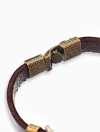 Браслет унисекс «Атлант» скорпион, цвет коричневый с чернёным золотом, 22 см - Фото 4