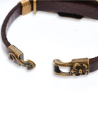 Браслет унисекс «Атлант» скорпион, цвет коричневый с чернёным золотом, 22 см - Фото 5