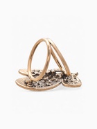 Кольцо для платка «Бабочка», цвет золото в черненом золоте - Фото 6