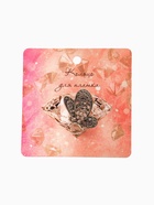 Кольцо для платка «Бабочка», цвет золото в черненом золоте - Фото 9