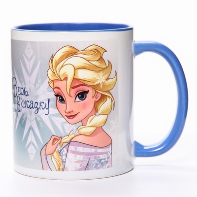 Кружка керамическая «Верь в сказку», Холодное сердце, 350 мл