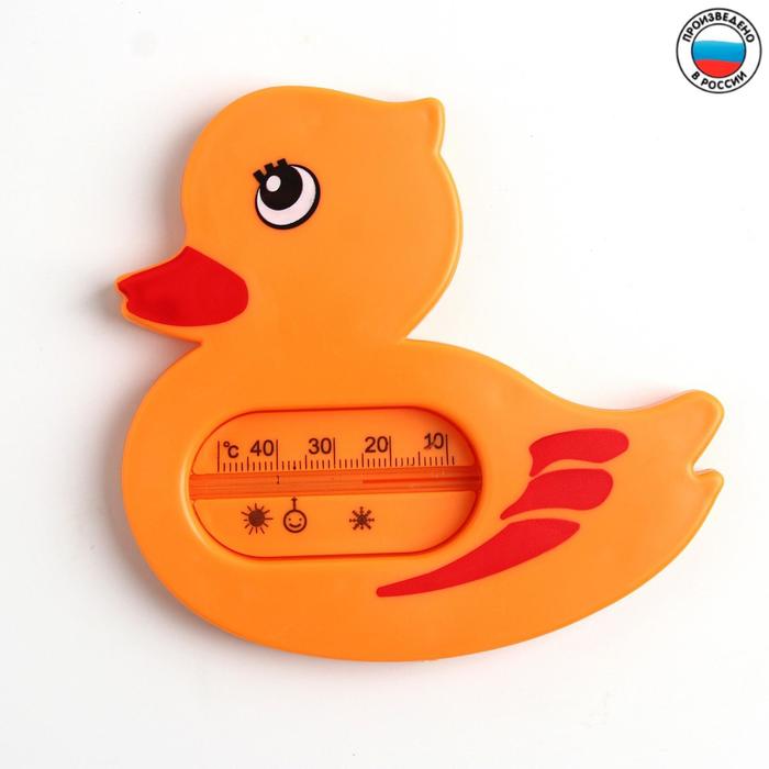 Термометр для измерения температуры воды «Утёнок», детский, цвет МИКС - Фото 1