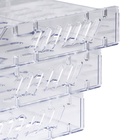 Набор лотков для бумаг «Сити», А4, горизонтальный, на металлических стержнях, 3 отделения, прозрачный 2865844 - фото 7480811