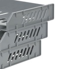 Набор лотков для бумаг Стамм «Сити», А4, горизонтальный, на металлических стержнях, 3 отделения, серый - Фото 10