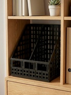 Лоток для бумаг «Стамм», А4, сборный, вертикальный, 2 отделения, чёрный - Фото 3