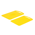Набор досок разделочных, 2 шт, цвет жёлтый - Фото 2
