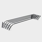 Сушилка для белья настенная, 120 см, серая - Фото 1