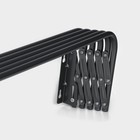 Сушилка для белья настенная, 120 см, серая - Фото 4