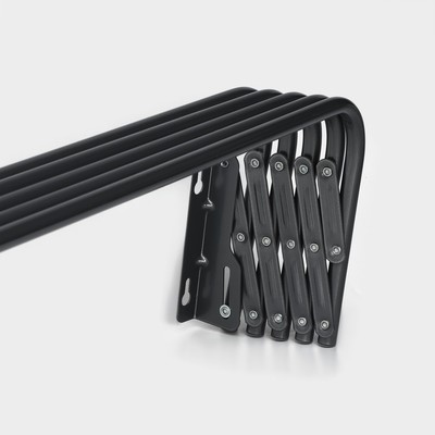 Сушилка для белья настенная, 120 см, серая