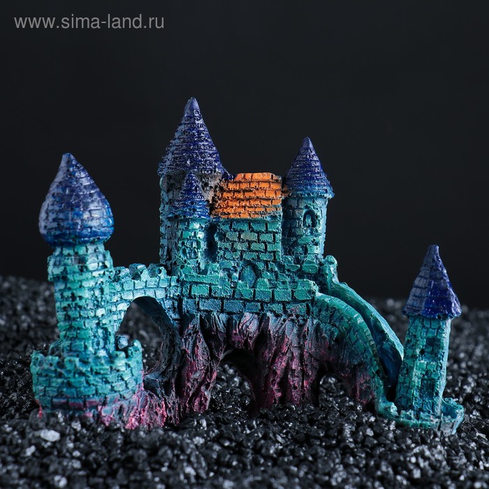 Декор для аквариума «Замок», 15×7.5×12.5 см - Фото 1