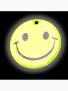 Светоотражающий элемент «Смайлик-улыбка», двусторонний, d=5 см, жёлтый - Фото 2