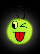 Светоотражающий элемент «Смайлик-язык», двусторонний, d=5 см, жёлтый - Фото 4