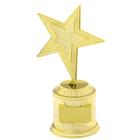 Наградная фигура литая под нанесение «Звезда», золото, 16 х 6 х 8,5 см - фото 8350393