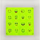 Светоотражающие наклейки «Смайлы», d = 2 см, 16 шт на листе, цвет жёлтый - Фото 3