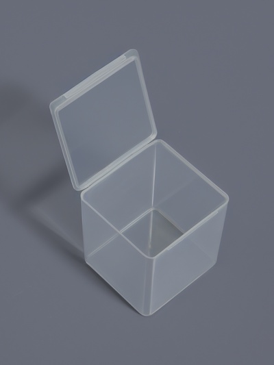 Бокс для хранения мелочей QF, 5.5×5.5×6 см, прозрачный