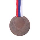 Медаль под нанесение 062, d= 5 см. Цвет бронза. С Лентой - Фото 4
