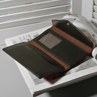 Кошелёк женский, вкладыш для карт на кнопке, цвет красный - Фото 3