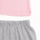 Пижама для девочки, рост 140 см, цвет светло-розовый CAJ 5315 - Фото 6