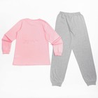 Пижама для девочки, рост 134 см, цвет светло-розовый - Фото 10