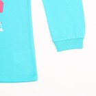 Пижама для девочки, рост 146 см, цвет бирюзовый CAJ 5315 - Фото 5