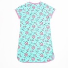 Сорочка для девочки, рост 128 см, цвет светло-бирюзовый CAJ 5320 - Фото 7