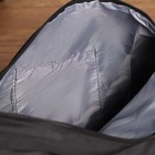 Сумка спортивная, отдел на молнии, боковой карман сетка, регулируемый ремень, цвет чёрный - Фото 3