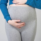 Легинсы домашние для беременных (высокие), размер M-XL, цвет тёмно-серый - Фото 4