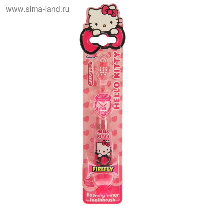 Зубная щётка Hello Kitty Suction HK-5.5, таймер-подсветка, резиновая присоска - Фото 1