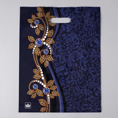 Пакет «Винтаж NEW», полиэтиленовый с вырубной ручкой, 60 мкм 40×31 см