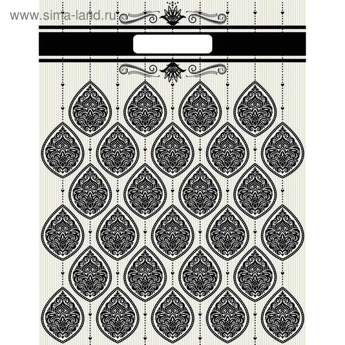 Пакет "Драплет", полиэтиленовый с вырубной ручкой, 31 х 40 см, 30 мкм - Фото 1