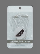 Полустельки для обуви, с супинатором, массажные, на клеевой основе, силиконовые, 12×6 см, пара, прозрачные - Фото 6